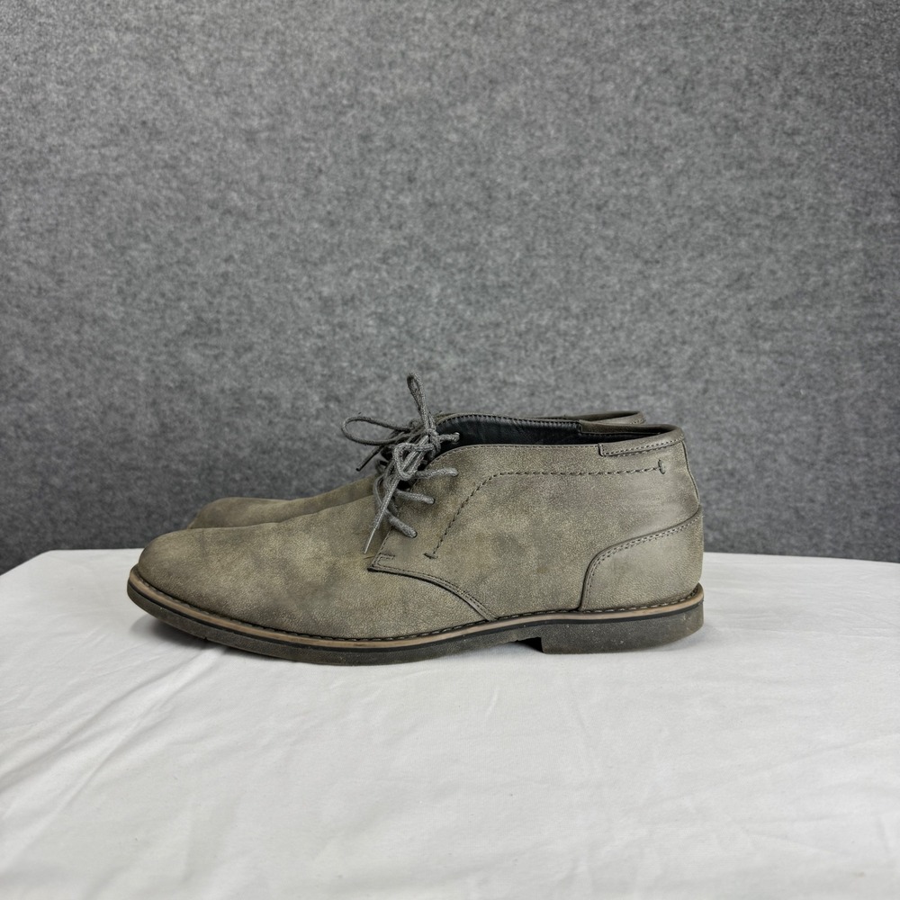 Sonoma Goods For Life Mens Braydon Chukka Boots Charcoal Gray Size 13 Medium